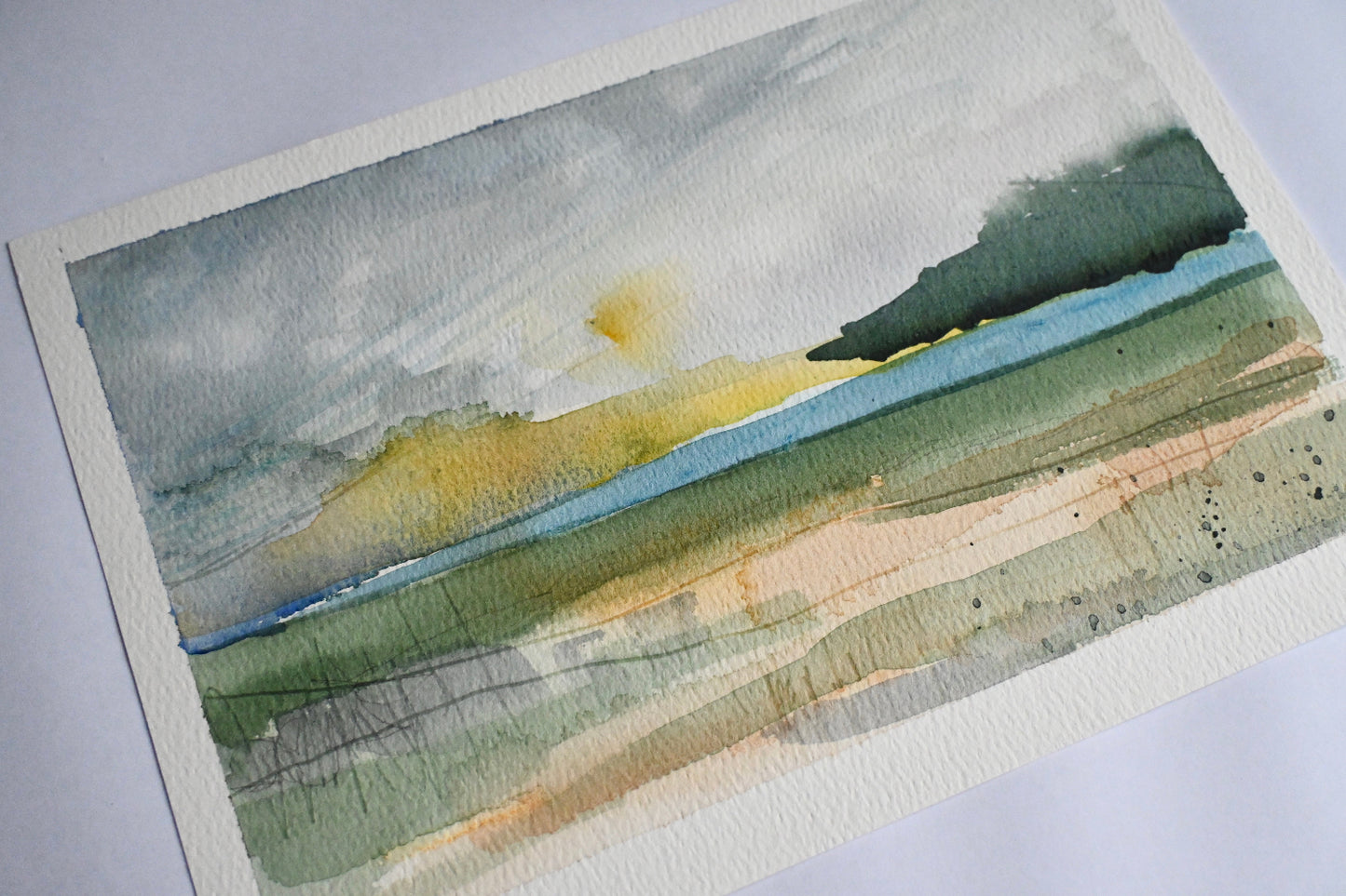 Original painting - Breaking dusk