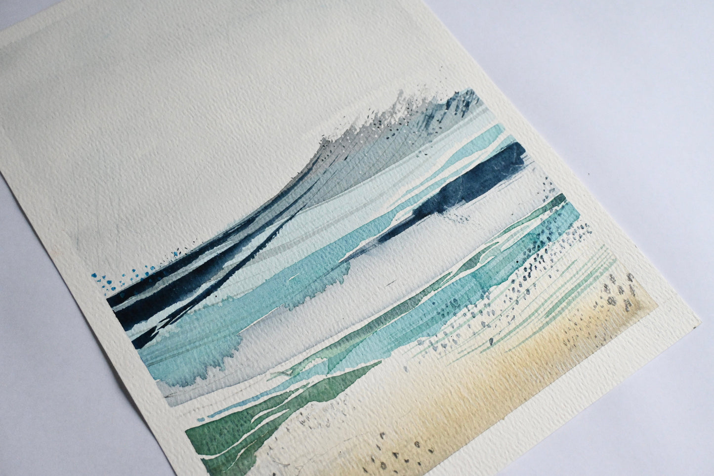 Original painting - Waiting for the wave