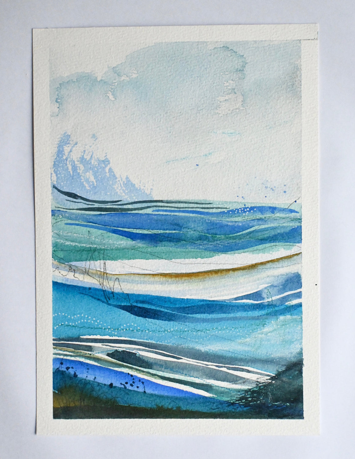Original painting - Rolling waves