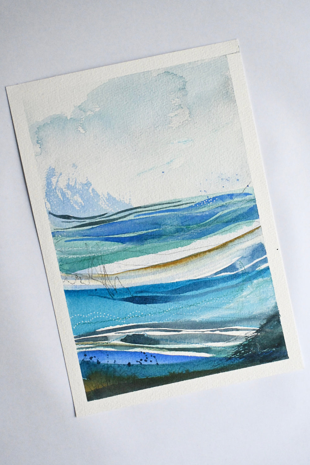 Original painting - Rolling waves