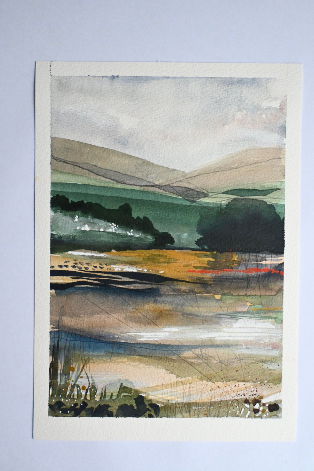 Original painting - Footprints in the dunes