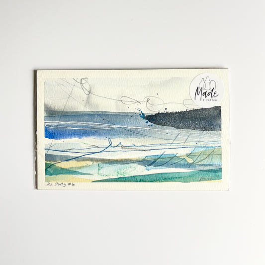 Original Painting - Sea study #6