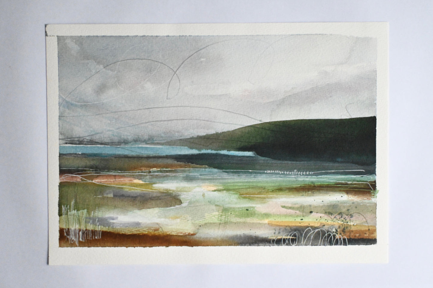 Original Painting - Walk along the estuary