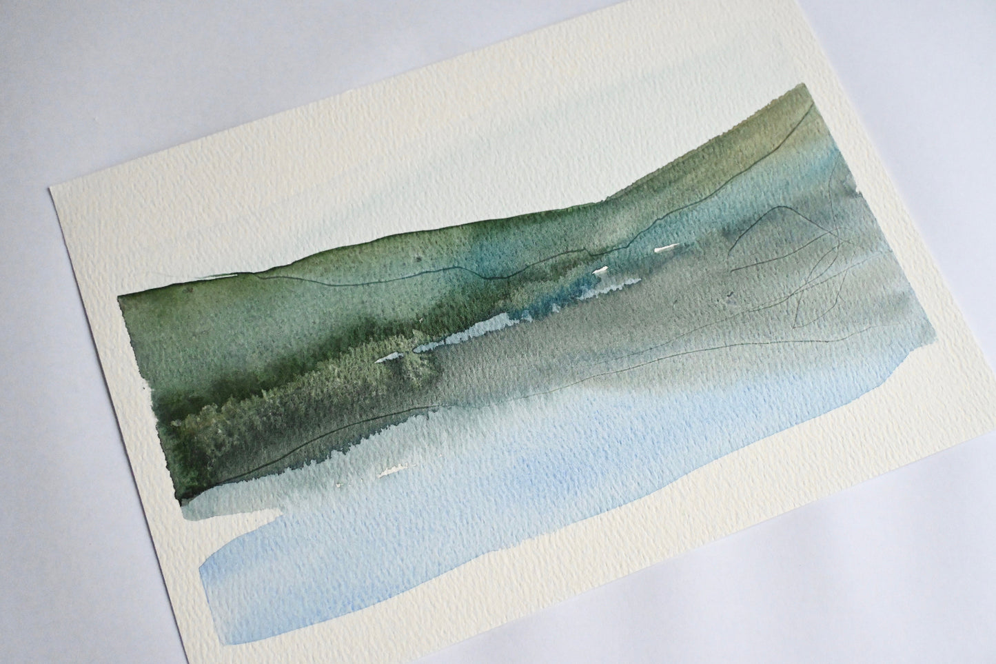 Original painting - By the lake