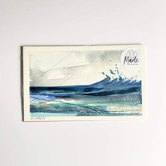 Original painting - Sea study #2