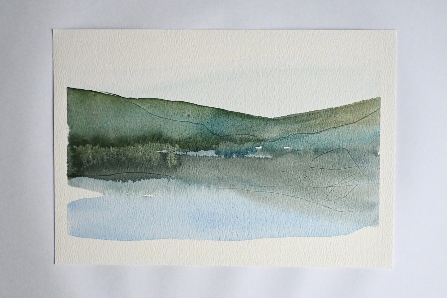 Original painting - By the lake