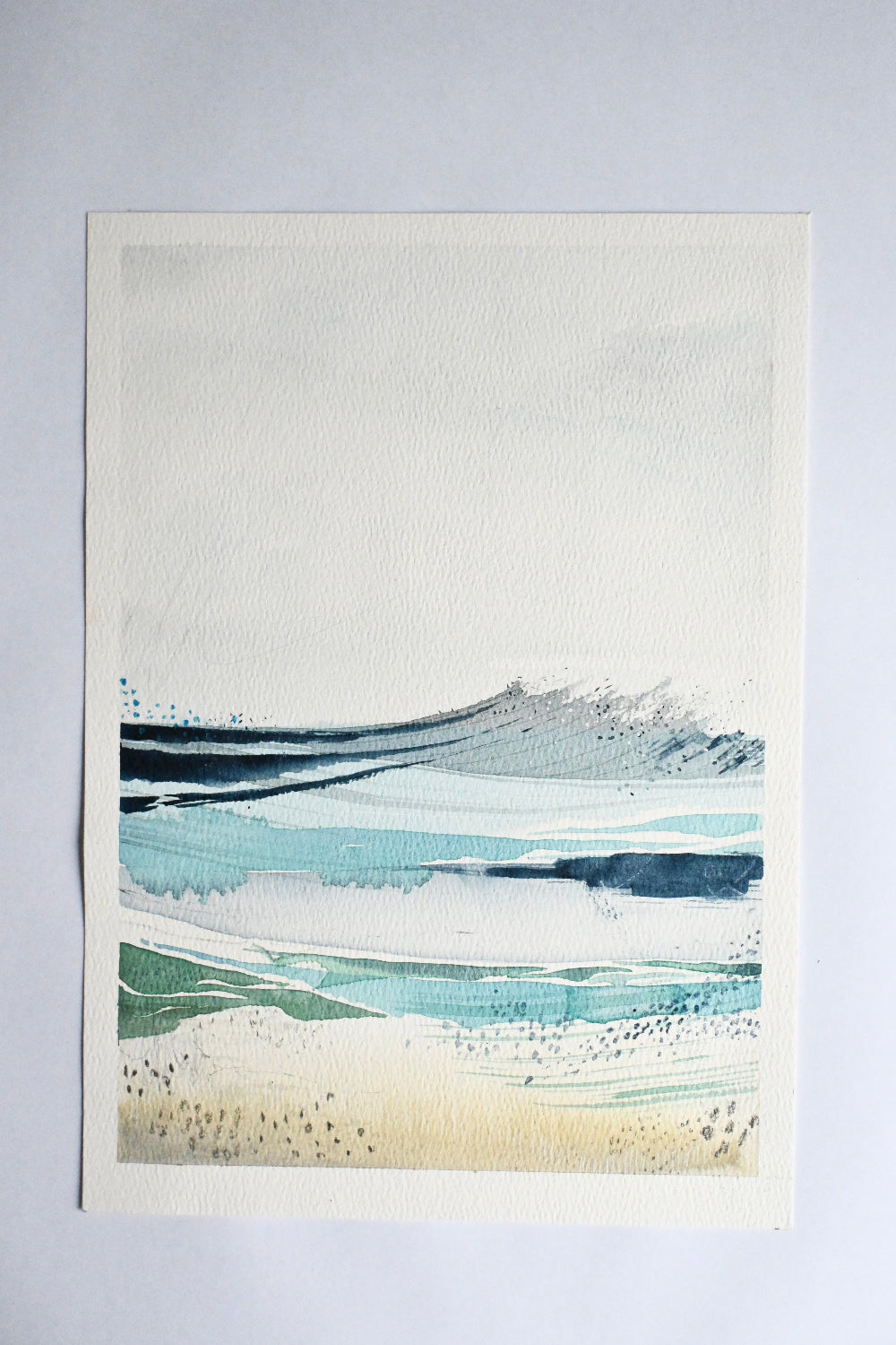 Original painting - Waiting for the wave