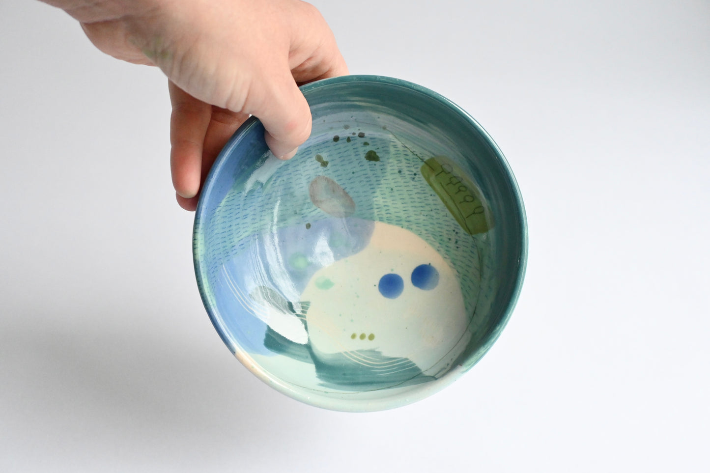 Ceramic Medium Bowl - Mountains Meet The Sea #1