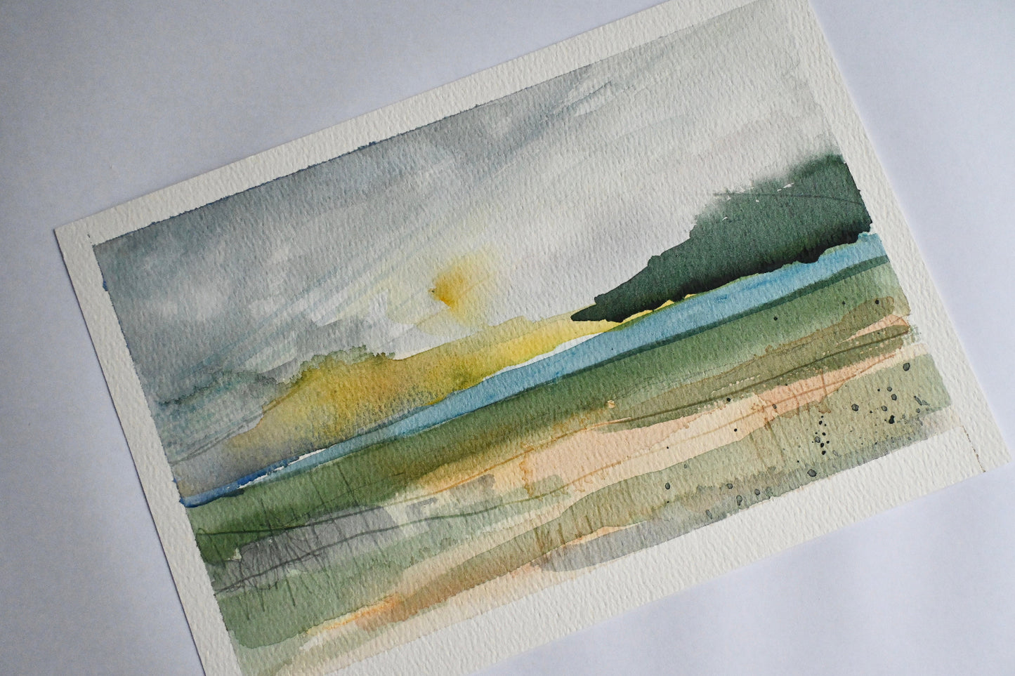 Original painting - Breaking dusk