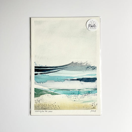 Original painting - Waiting for the wave