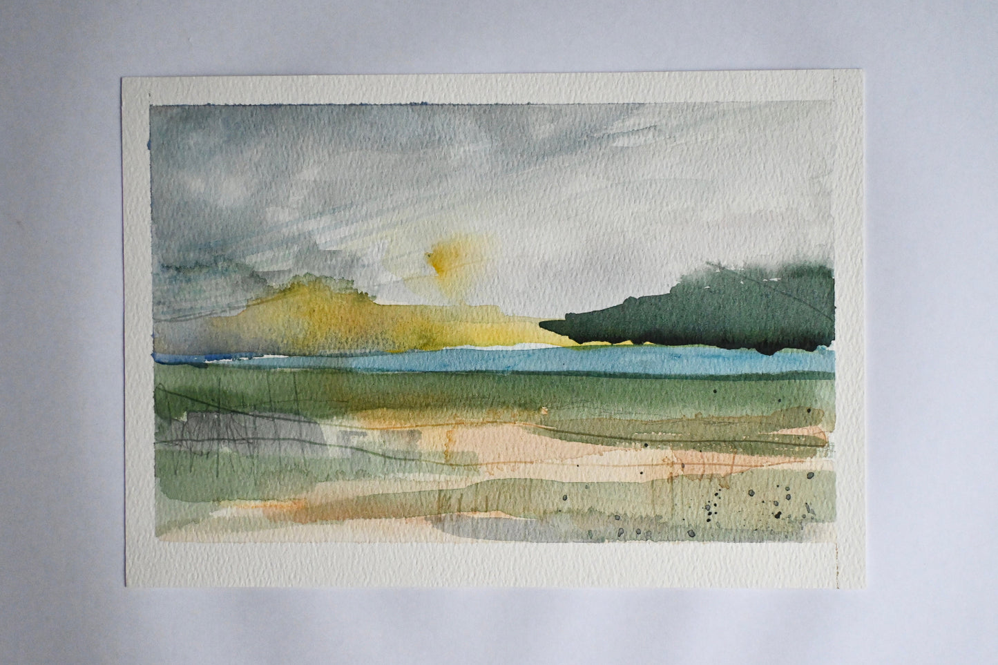 Original painting - Breaking dusk