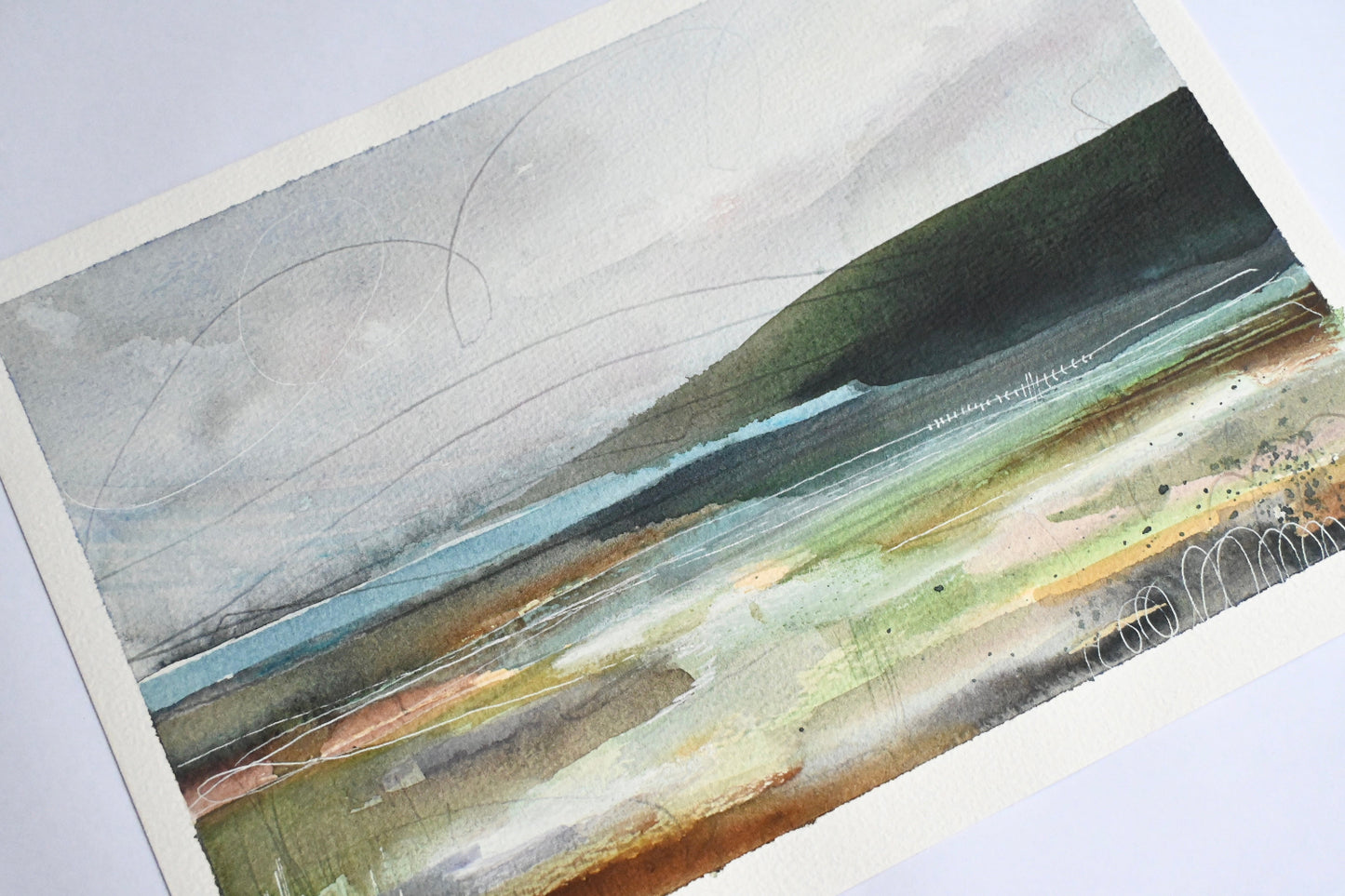 Original Painting - Walk along the estuary