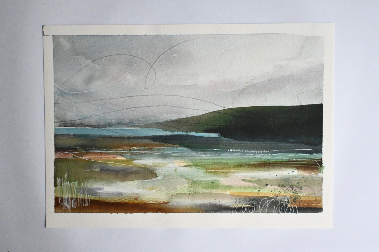 Original Painting - Walk along the estuary