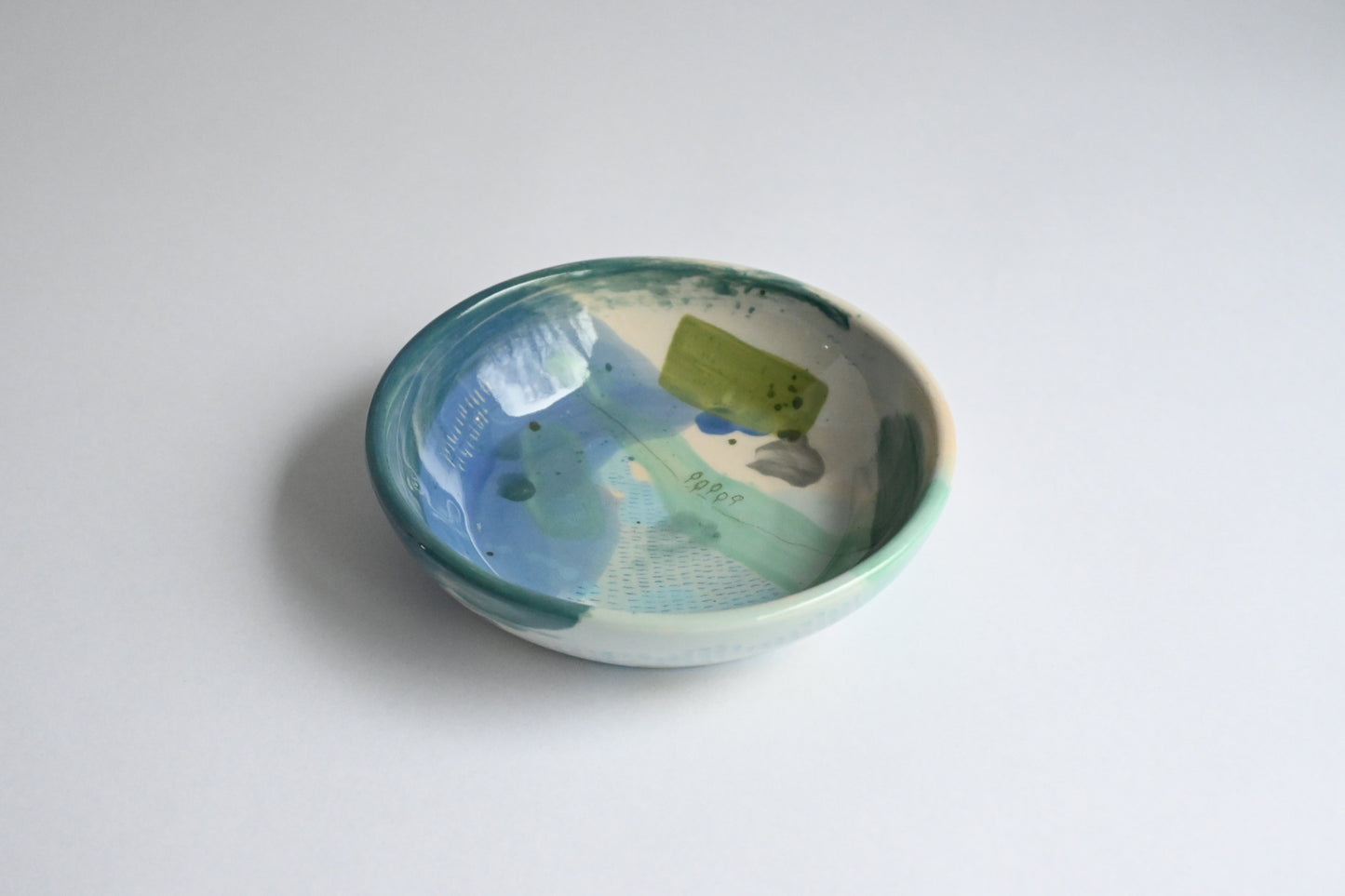 Ceramic Medium Bowl - Mountains Meet The Sea #2